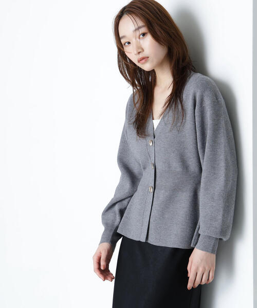 「NATURAL BEAUTY BASIC」 ニットカーディガン FREE イエロー レディース_画像8