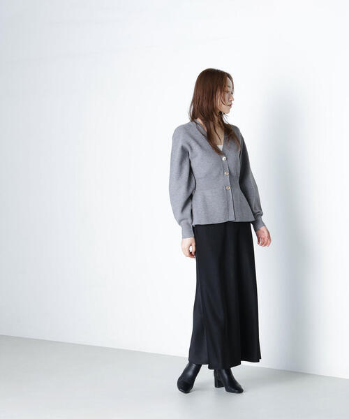 「NATURAL BEAUTY BASIC」 ニットカーディガン FREE イエロー レディース_画像9