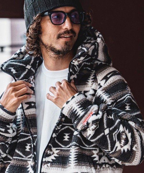 felkod パーカー felkod（フィルコッド） パーカー mpa4152- Ortega Pattern Fleece