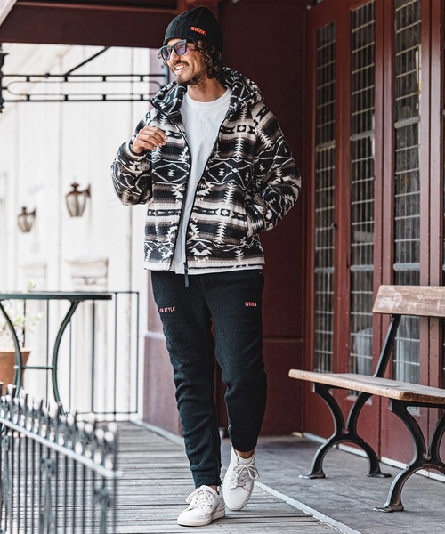 felkod（フィルコッド） パーカー mpa4152- Ortega Pattern Fleece
