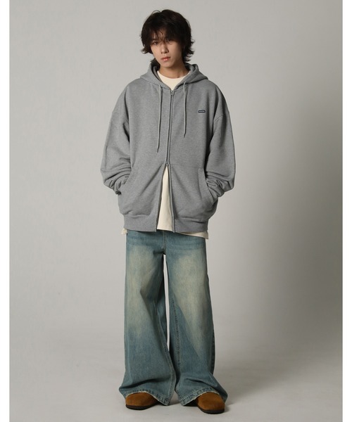 「MASONPRINCE」 デニムパンツ X-SMALL ダークグレー メンズ_画像3