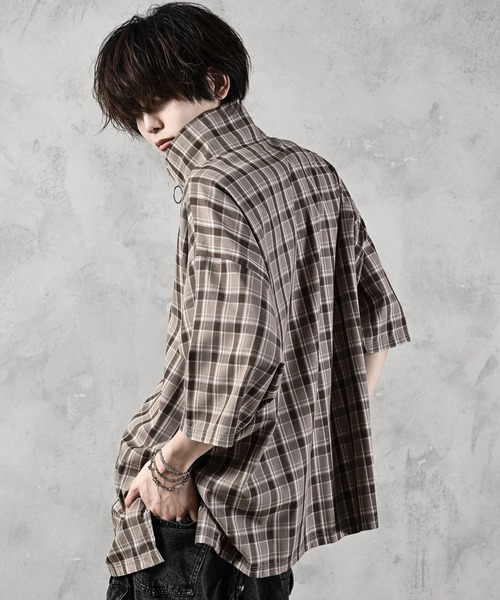 「ADRER」 半袖シャツ X-SMALL ベージュ メンズ_画像3