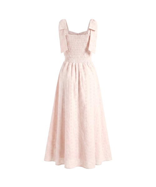 Rose Muse（ロゼミューズ） ワンピース Cotton lace ribbon cami dress