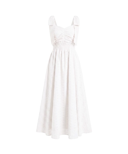 Rose Muse ロゼミューズ Check cami minionepiece Rose Muse（ロゼミューズ） ワンピース Cotton lace ribbon cami dress