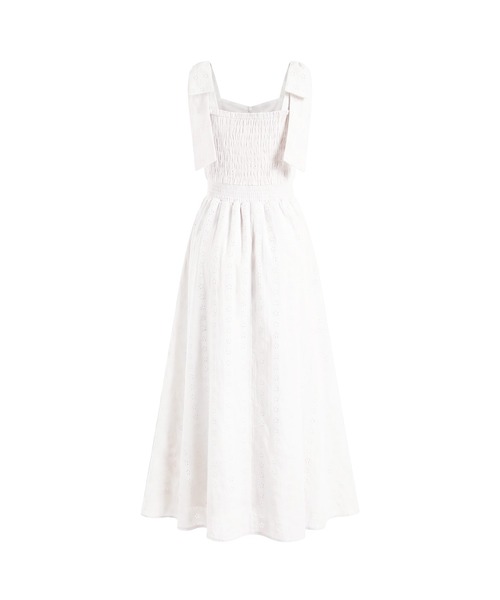 Rose Muse（ロゼミューズ） ワンピース Cotton lace ribbon cami dress