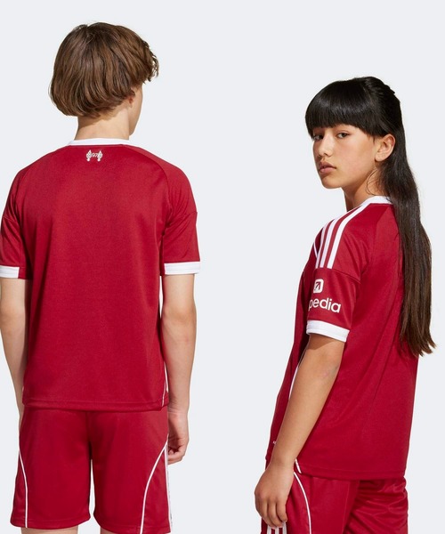  アディダス リバプール ユニフォーム Tシャツ ゲームシャツ adidas（アディダス） adidas tシャツ キッズ リバプールFC 25/26