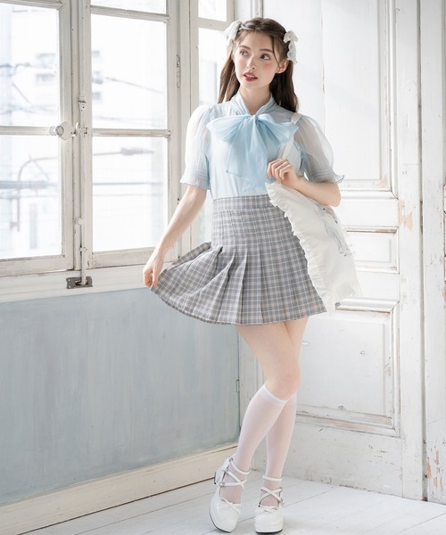 「DearMyLoveRose」 半袖ブラウス MEDIUM オフホワイト レディース_画像5
