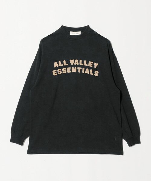 FEAR OF GOD ESSENTIALS ロングスリーブTシャツ ブラック FOG ESSENTIALS（エフオージーエッセンシャルズ） tシャツ 「FEAR OF