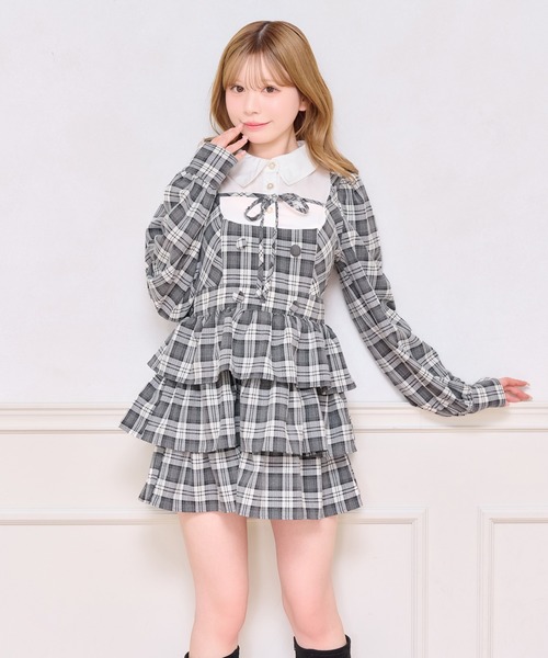 「apres jour」 長袖ワンピース X-LARGE ホワイト系その他 レディース_画像7