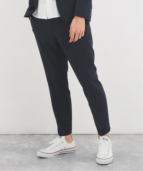 「EDIFICE」 クロップドパンツ MEDIUM ベージュ メンズ_画像7