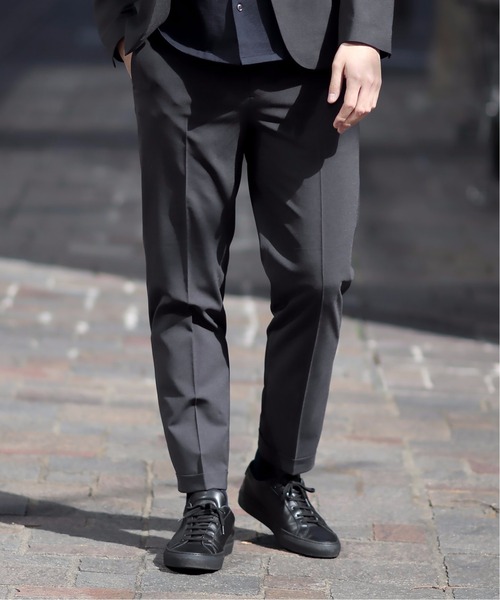 「EDIFICE」 クロップドパンツ MEDIUM ベージュ メンズ_画像8