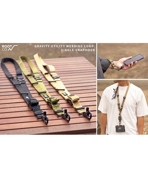 ROOT CO. ショルダーストラップ ROOT CO. GRAVITY UTILITY WEBBING
