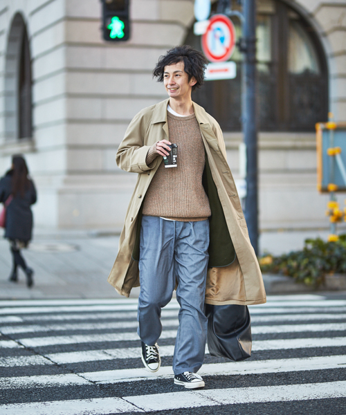 パンツ GGD Belted wide slacks GGD SELECT スラックス / イージー ワイドスラックスパンツ