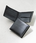 二つ折り 二つ折り財布 財布 やぎ革レザー 隠...の詳細画像1
