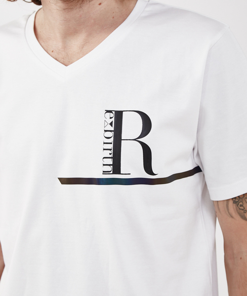 5351 POUR LES HOMMES tシャツ リバースロゴTシャツ メンズ : ZOZOTOWN