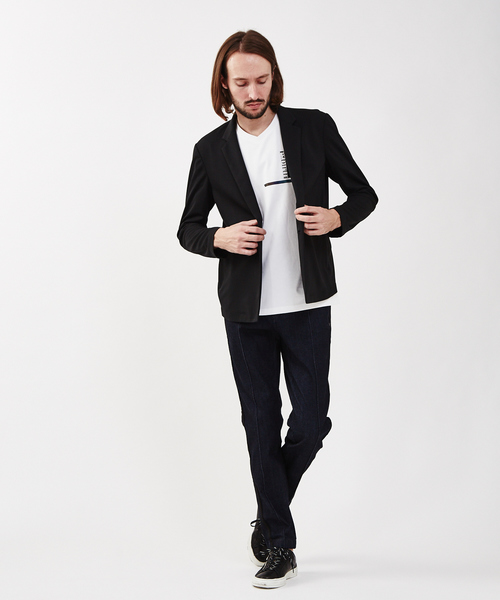 5351 POUR LES HOMMES tシャツ リバースロゴTシャツ メンズ : ZOZOTOWN