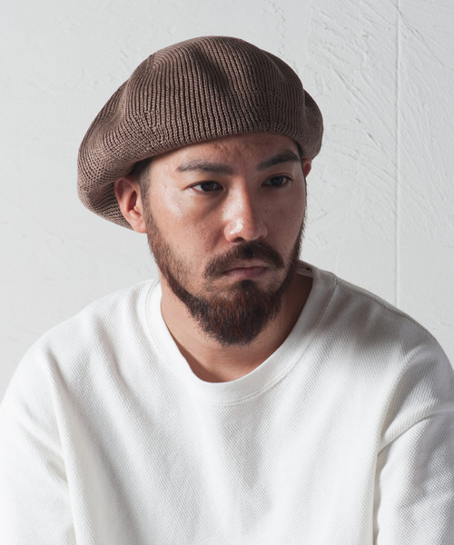 RACAL（ラカル） 帽子 ベレー帽 SU2 Cotton Knit Beret / SU2 コットン