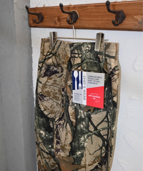 Anytime Songs（エニータイムソングス） パンツ カモフラ シェフパンツ