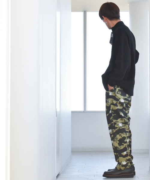 Anytime Songs（エニータイムソングス） パンツ カモフラ シェフパンツ