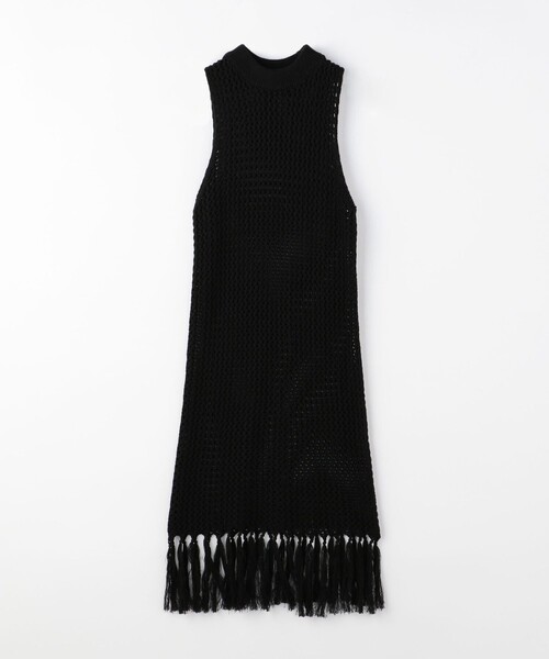 流行に ニット Caban コットンカシミヤクロシェ ロングベスト 最新コレックション Aleefsurgical Com