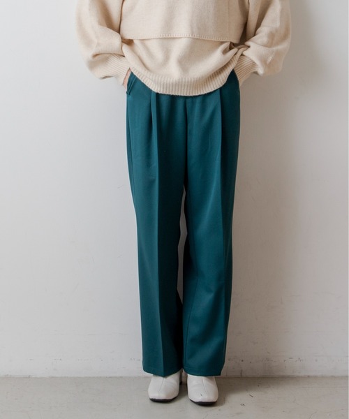 パンツ スラックス 【新色追加】ハイウエストセンタープレススラックスパンツ|ZOZOTOWN |03