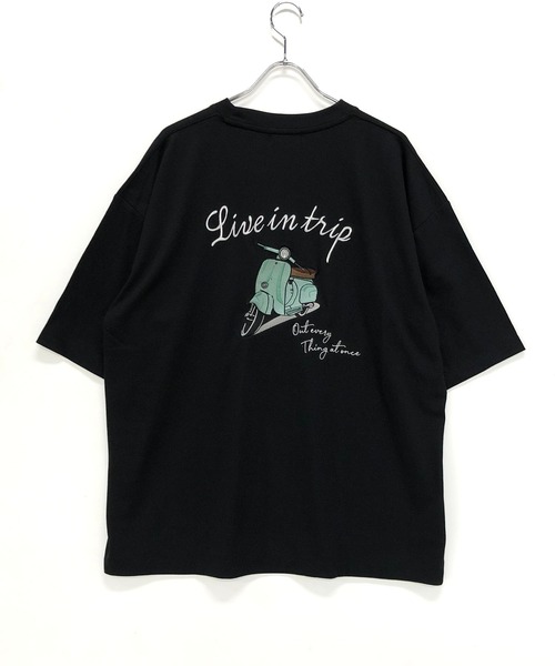 Beno（ビーノ） tシャツ バック刺繍 オーバーサイズ スーベニアTEE