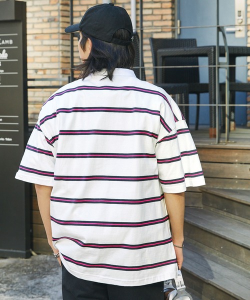 Dickies ポロシャツ Dickies/ディッキーズ ロゴ刺繍オーバー
