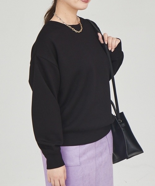 abahouse mavie トレーナー スウェット ライトダンボールニット