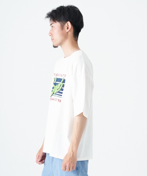 CORISCO tシャツ Tシャツ メンズ 発泡、刺繍 SUPERB 半袖BIG TEE