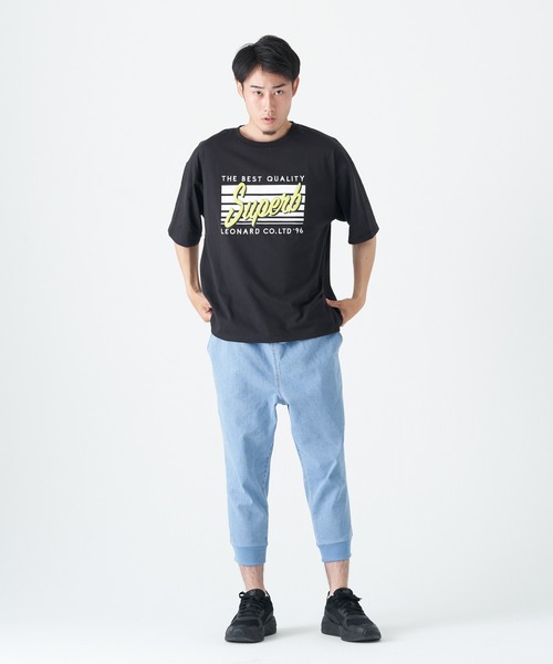 CORISCO tシャツ Tシャツ メンズ 発泡、刺繍 SUPERB 半袖BIG TEE