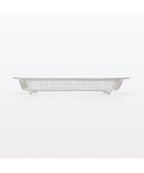無印良品（MUJI） キッチン ステンレスメッシュトレー・小 約幅21