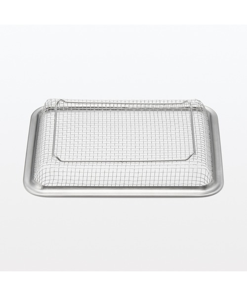 無印良品（MUJI） キッチン ステンレスメッシュトレー・小 約幅21