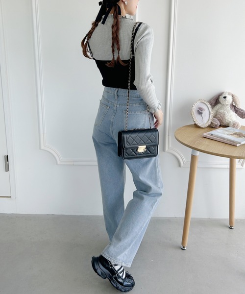 Loueme ショルダーバッグ バッグ キルティングチェーン