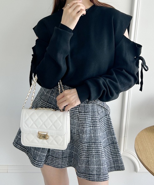 Loueme ショルダーバッグ バッグ キルティングチェーン