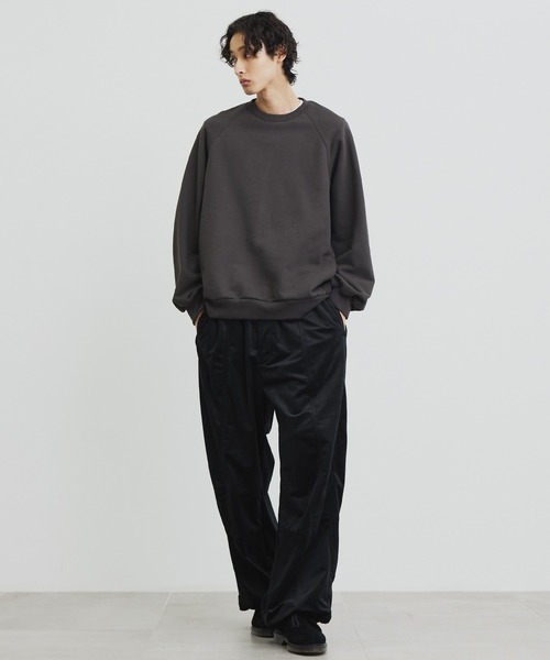 lily♡　ETRE TOKYO コンフィーポロスウェットプルオーバー PUBLIC TOKYO トレーナー スウェット 極 リラックスプルオーバー
