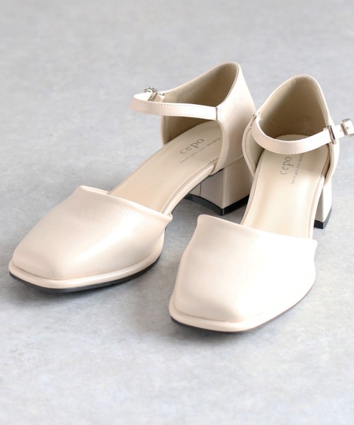 cepo（セポ） パンプス パンプス ボロネーゼ・ストラップパンプス/075616 「新色追加」ストラップセパレートパンプス
