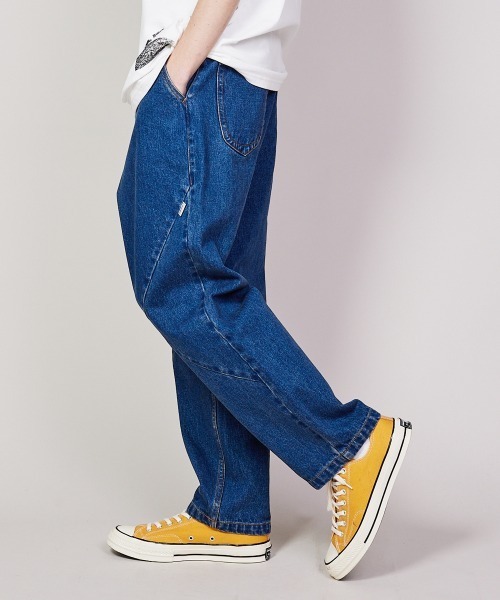 rehacer（レアセル） ジーンズ : Puch Panel Denim Pants / パッチ