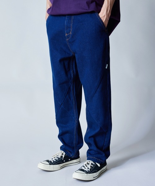 rehacer ジーンズ : Puch Panel Denim Pants / パッチ パネル