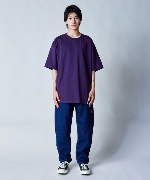 ワイドパンツ ジーンズ rehacer :  Puch Panel Denim Pants / パッチ パネル デニム パンツ メンズ レディースの画像