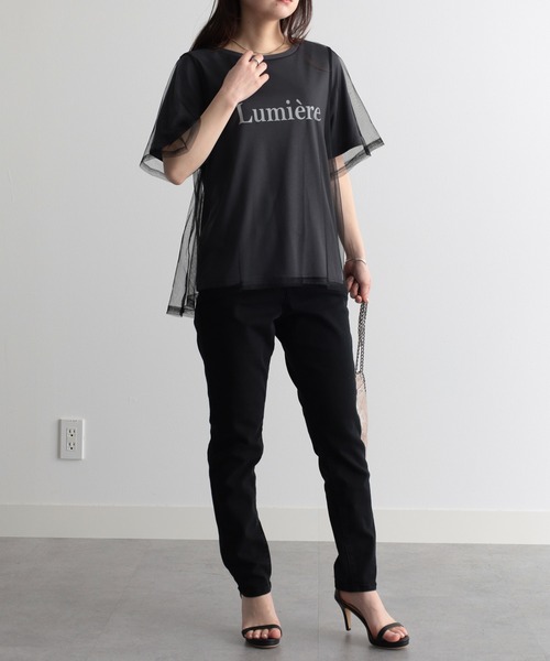 tシャツ チュールレイヤードTシャツ レディース チュールレイヤードTシャツ | ファッション,アパレル,トップス,T