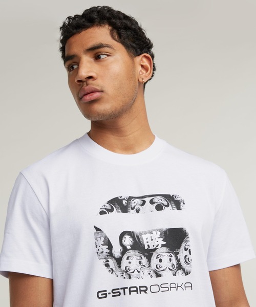 G-STAR RAW tシャツ OSAKA T-SHIRT/グラフィットロゴT/大阪 メンズ