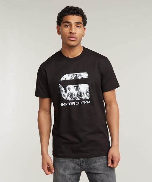 G-STAR RAW tシャツ OSAKA T-SHIRT/グラフィットロゴT/大阪