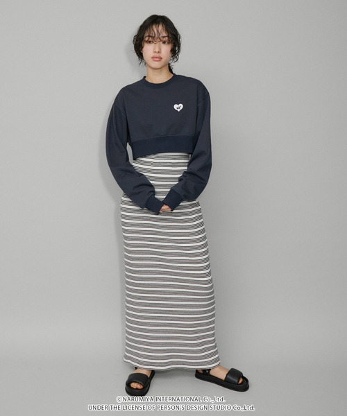 ADAM ET ROPE' トレーナー スウェット 「ANGEL BLUE×ADAM ROPE
