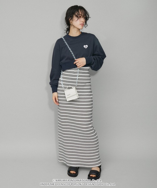 ADAM ET ROPE' トレーナー スウェット 「ANGEL BLUE×ADAM ROPE