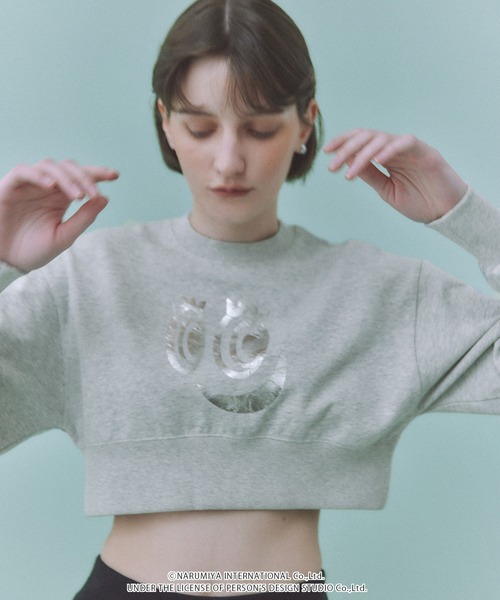 ADAM ET ROPE'（アダムエロペ） トレーナー スウェット 「ANGEL BLUE