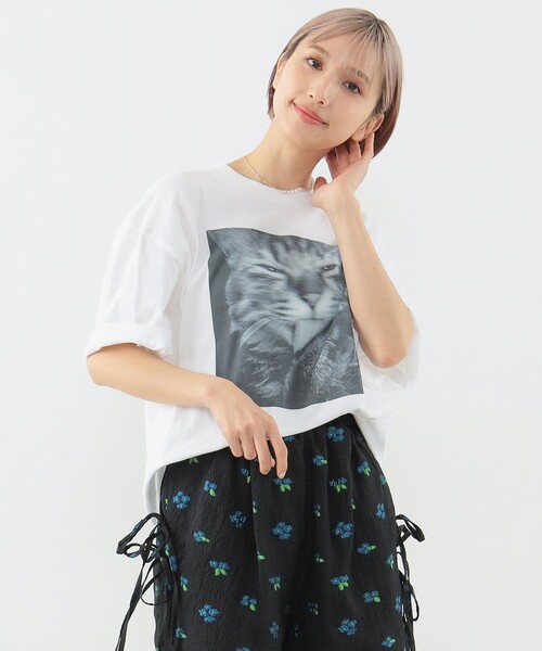 tシャツ 「UNISEX」清水奈緒 / デコフォト フェイスTシャツ レディース メンズ