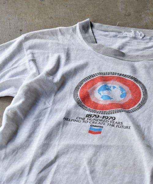80s vintage Tシャツ 古着 プリント ロンT 染み込み 80s vintage Tシャツ 古着 プリント ロンT 染み込み