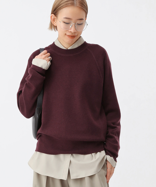 AP STUDIO ニット スウェットライクニット レディース : ZOZOTOWN