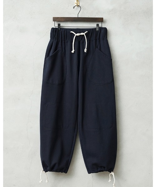 WAIPER.inc 米軍 U.S. NAVY ダブルニー スウェットパンツ　黒 WAIPER.inc スウェットパンツ ジャージ 米軍 US NAVY ダブルニー