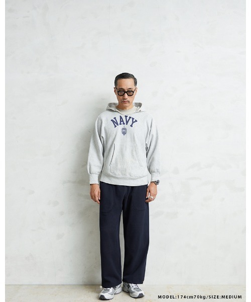 WAIPER.inc スウェットパンツ ジャージ 米軍 US NAVY ダブルニー